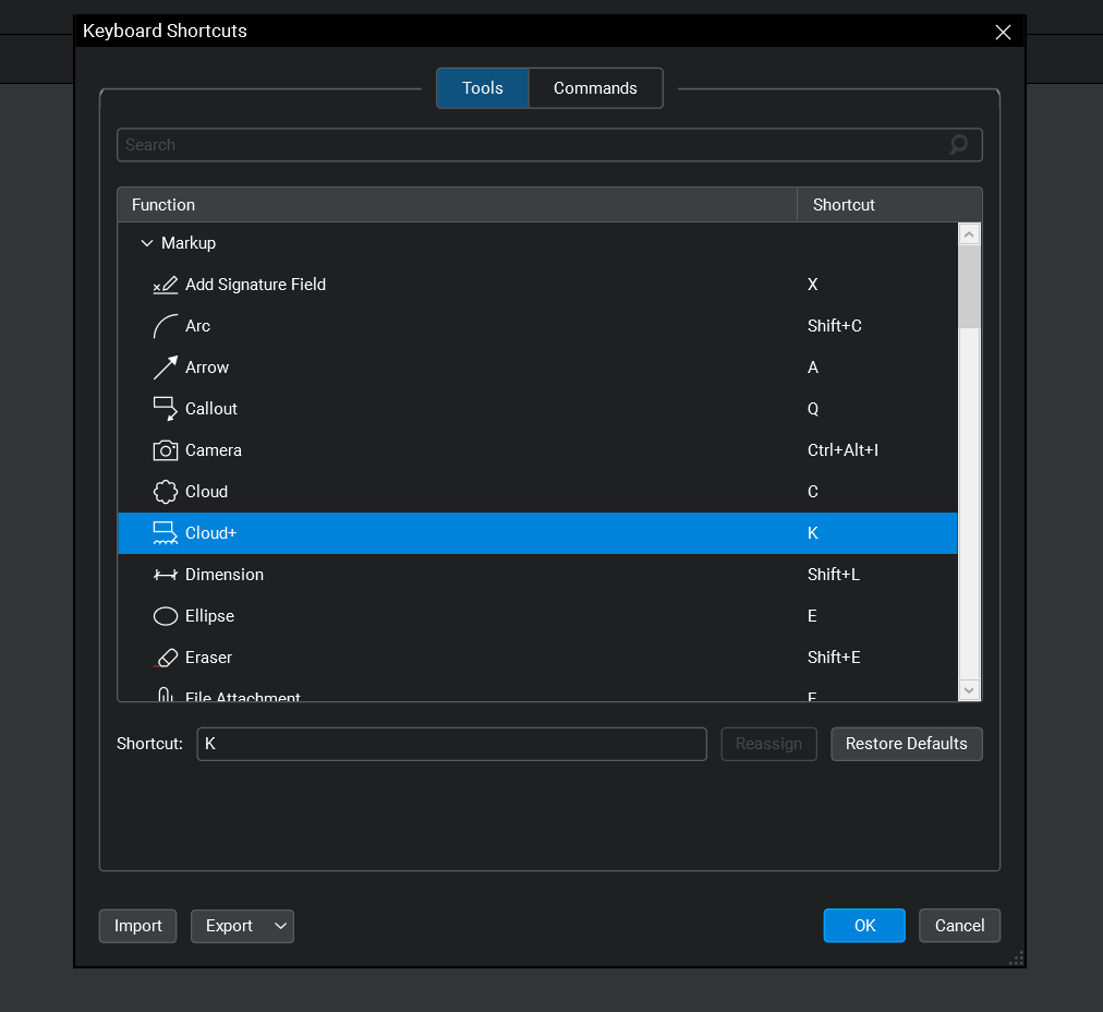 Cheat Sheet For Bluebeam Shortcuts Symbols